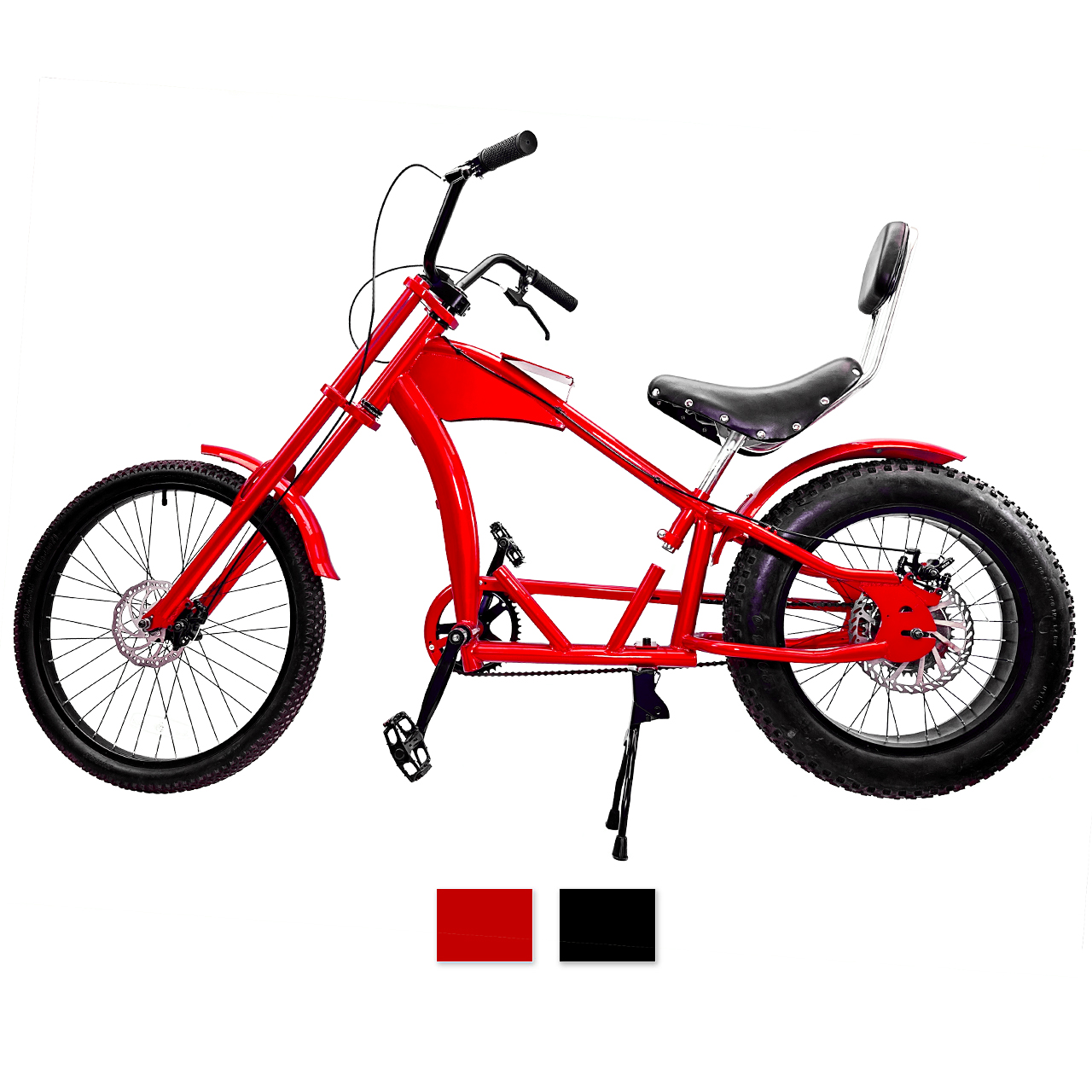 Zeda Brigand Motorized Bicycle - Engine-Ready Chopper Bike Questions & Answers